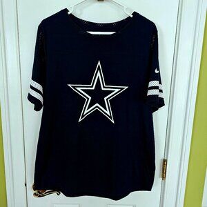 Nike Dallas Cowboys Navy & White Star Short Sleeve NFL Team Apparel 2XL